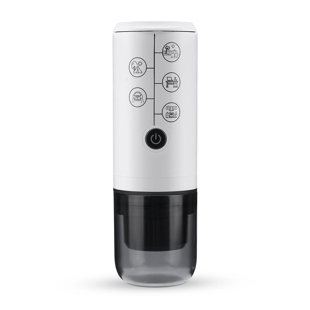 Portable USB Rechargeable Espresso Coffee Maker 17Bar Pressure For Travel Outdoor Car Compatible With Capsules/Ground Coffee