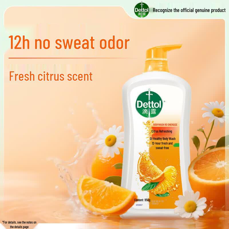 Гель для душа Dettol Healthy Body, Натуральный Свежий Цитрус