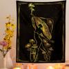 Home Decoration Psychedelic Mushroom Female Tapestry Wall Hanging Psychological Art Hippie Decorative Bohemian Tapestry