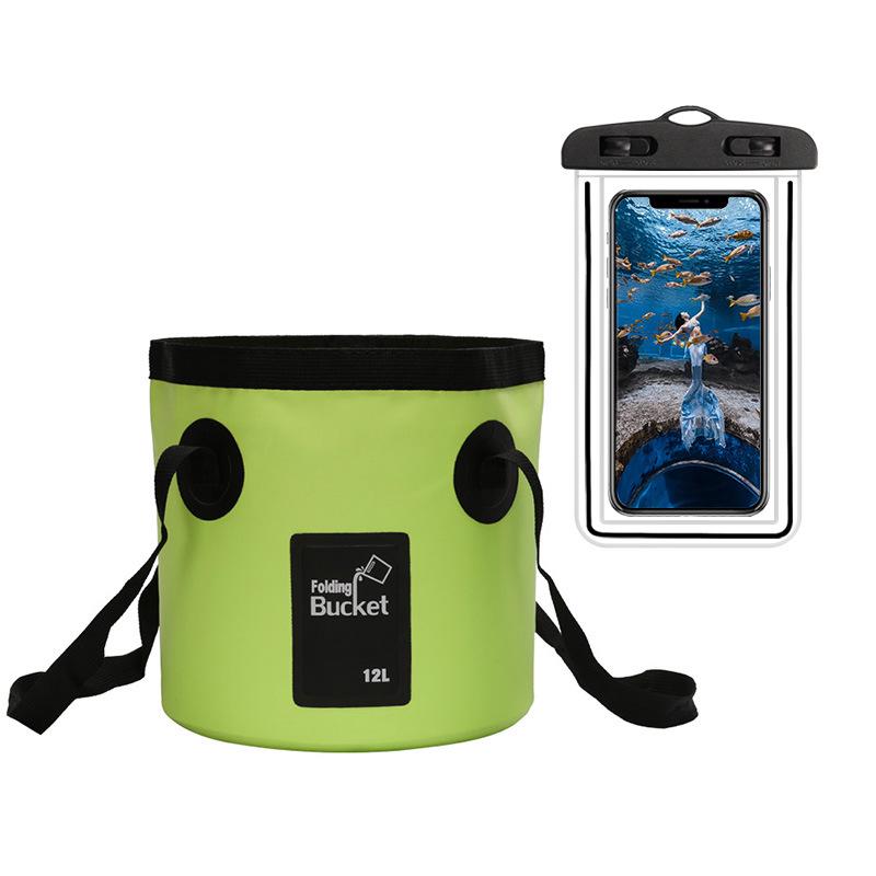 Portable Folding Waterproof Travel Fishing Bucket Bag