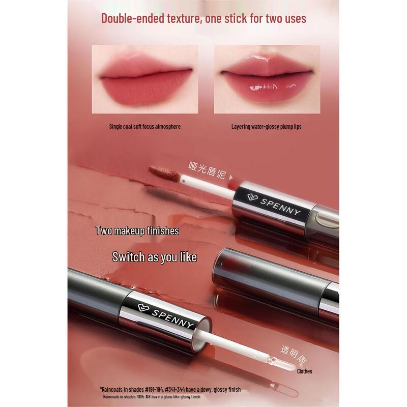 Spenny Zwei-Enden-Spiegel Tauglänzender Lippen-Gloss
