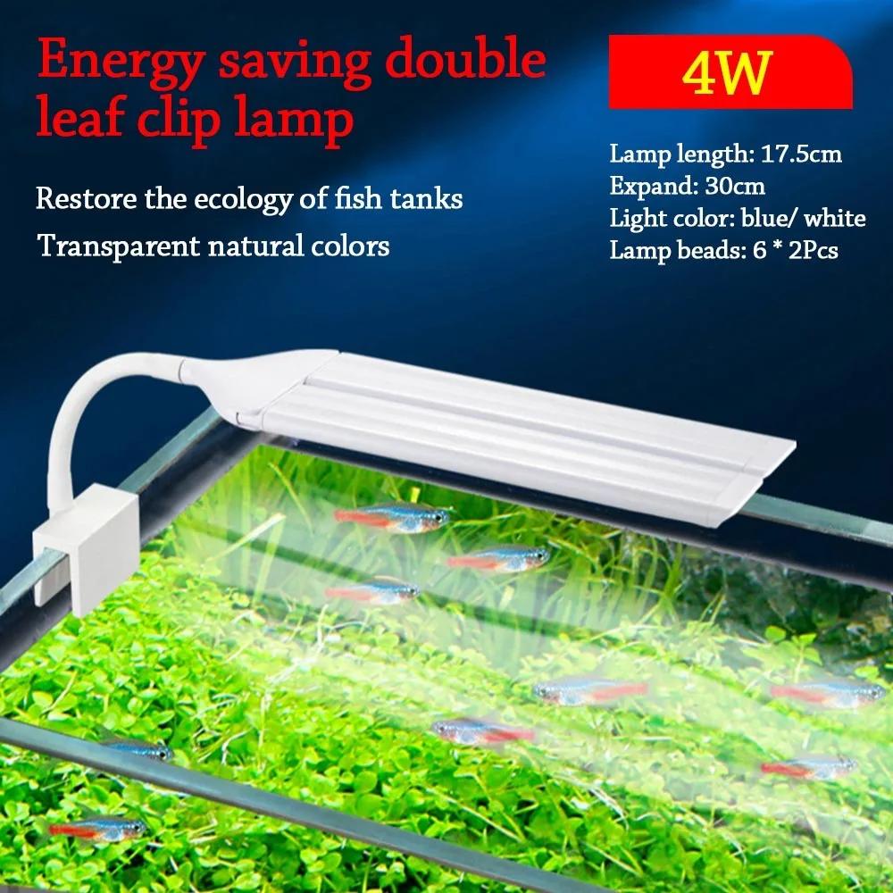 

Super Slim LED Aquarium Lighting Adjustable Waterproof Fish Tank Light Energy Saving Aquatic Plant Light Fish Tank Lighting CN Plug