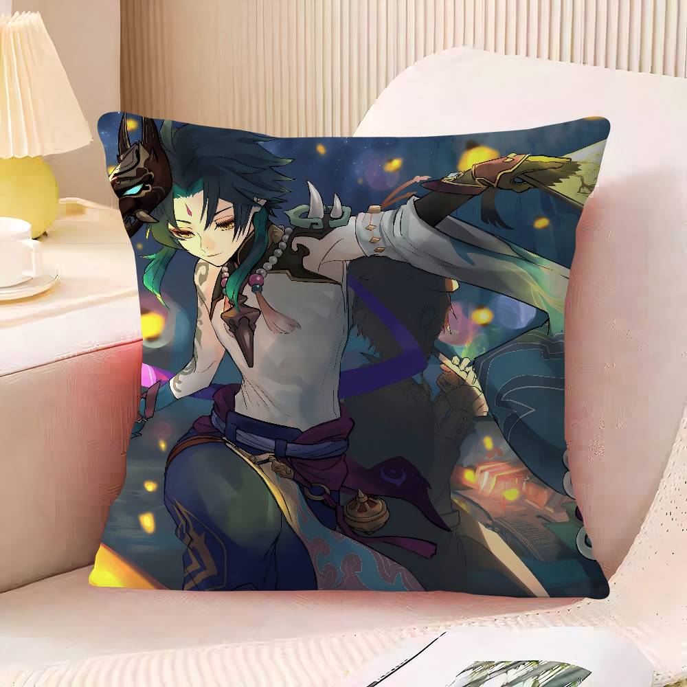 

X-Xiao Office Cushion Pillowcase Car Cushion Cover45X45CM Lumbar Pillowcase Sofa Pillowcover 16x16Inch