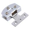 Glass Door Hinge Clamps Stainless Steel Wine Cabinet Bread Cabinet Cupboard Cabinet Gate Clip Door Hinges for 5-9mm