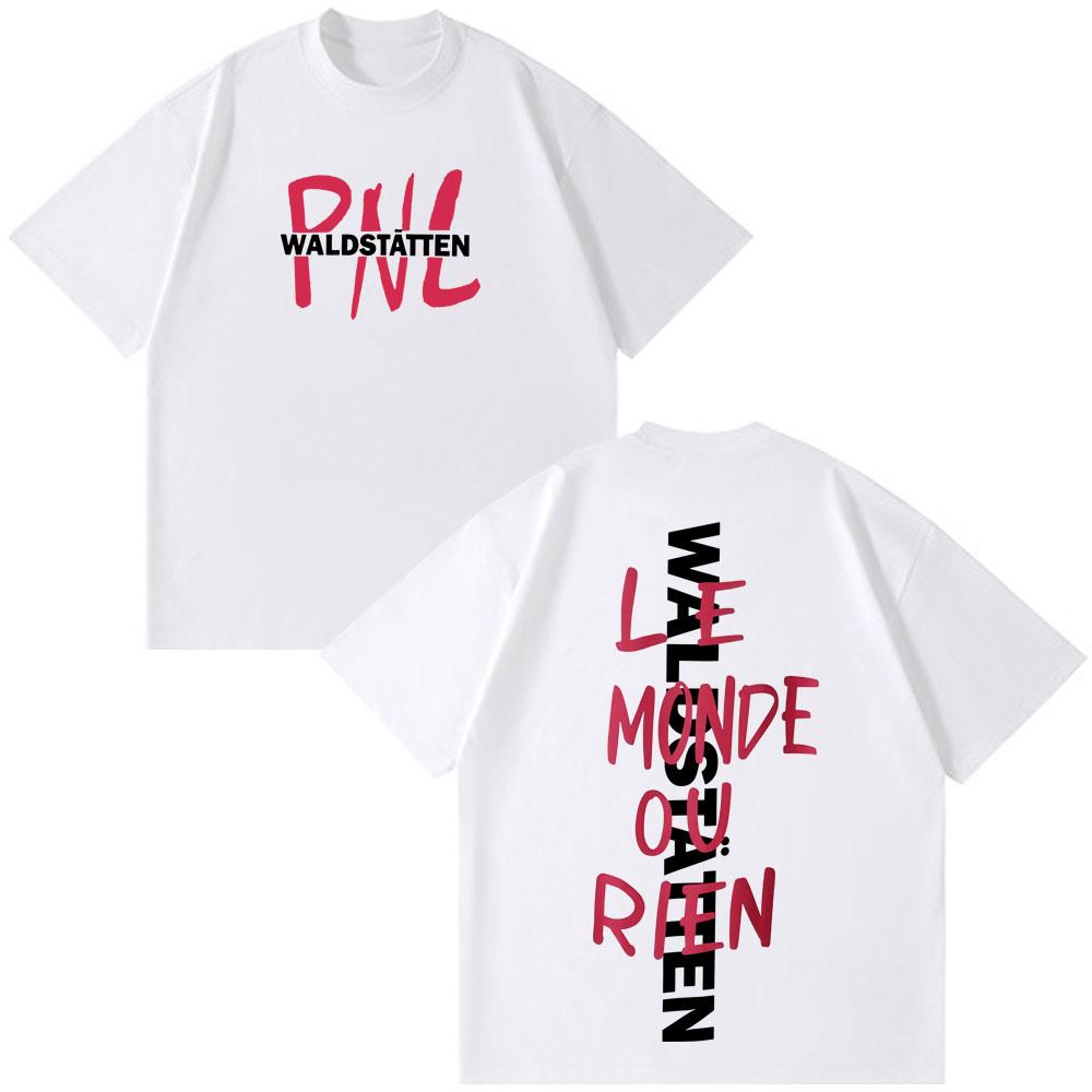 

Rapper PNL Que La Famille Le Monde Chico Album Tshirt Unisex Women Fashion Hip Hop Tshirts Cotton Casual Aesthetic Trend T Shirt 4XL