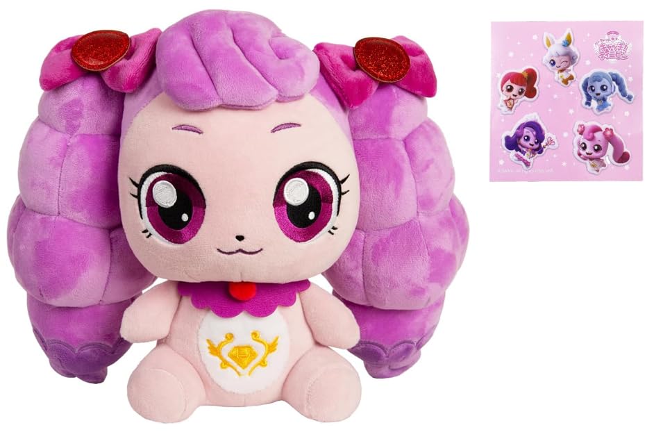 Includes Tinipin Puffy Sparkling Tinipin Nicopin Plush Medium Size  Secret Catch! Sticker  Catch! Toy,