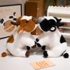 Animal Cattle Animal Plush Doll Simulation Fluffy Milk Cow Plush Doll Stuffed Cow Bull Soft Cow Plush Toy Gifts