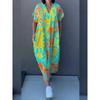 JPNTKYYWomen's Fashion Summer Spring Short Sleeve V-Neck Casual Dresses