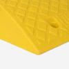 Uphill Speed Bumps Steps Black and Yellow Color Lightweight Plastic Pad Step Mat for Street Parking Yellow 9cm