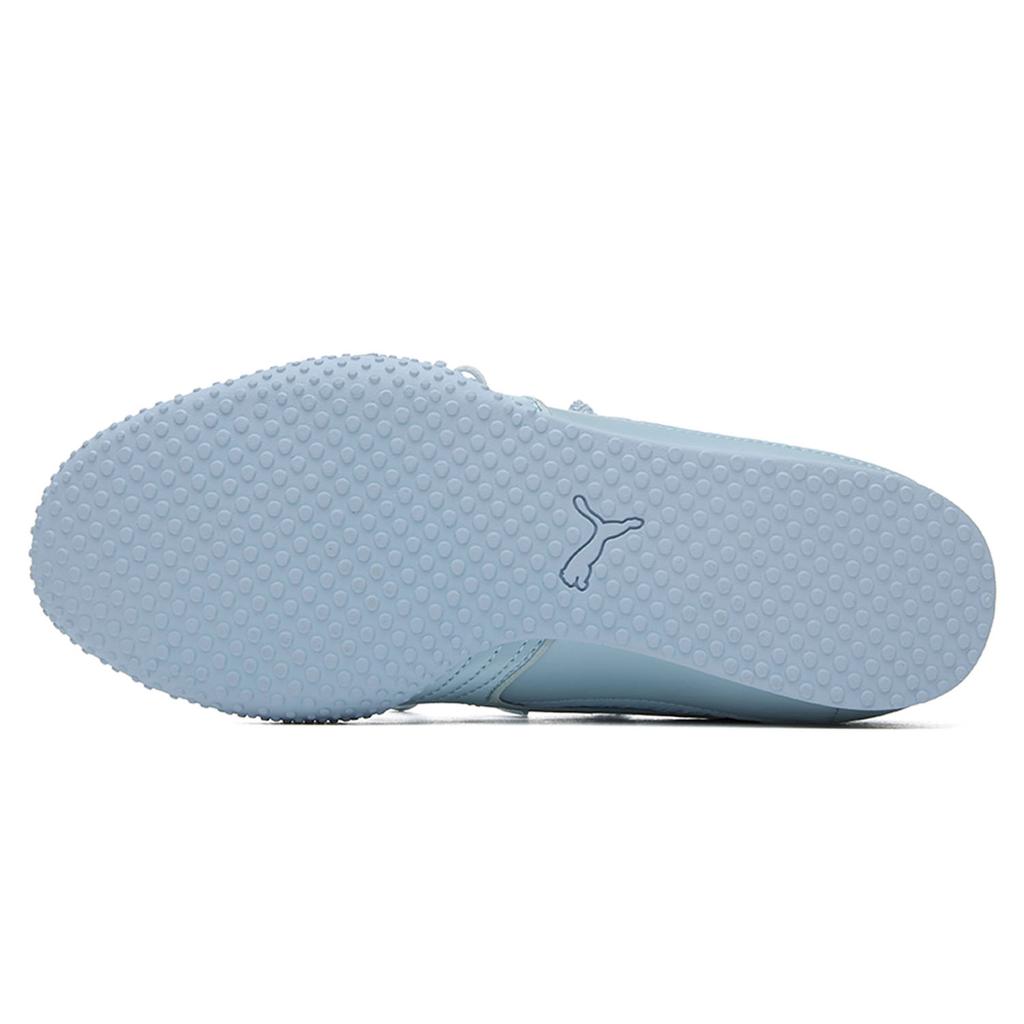 Puma Bella V2 Glam Spring Summer Cool Thin Sole Training Wrinkled Silk Satin Casual Low Top Shoes Unisex Sneaker Bellflower-Blue 406796-01