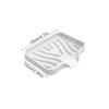 Silicone Soap Dish Holder Sink Draining Rack Soap Box Holder Rack Tray Drainable Non-slip Bathroom Accessories Drain Rack