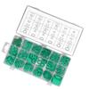 Kit 270 O-ring verdi Gomma Resistente all'usura O-ring Set assortimento di tenuta per automobile