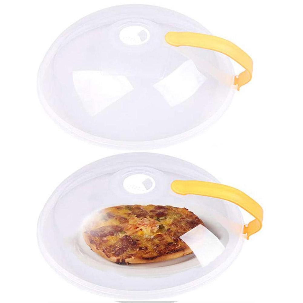 Microwave Oven Oil-Proof Heating Lid Large Round Plastic Bowl J8X8