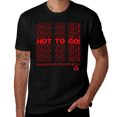 Hot To Go T-Shirt Funny Shirt Cotton Shirts Graphic Animal Prinfor Boys Cute Clothes T Shirt Men
