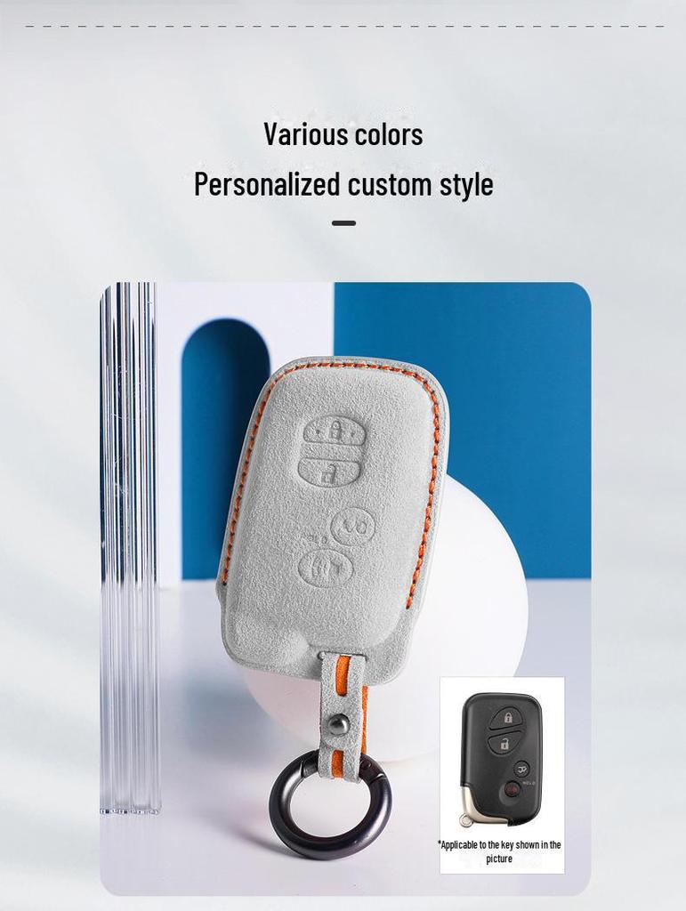 Lexus ES300H/ES350/RX270 Alcantara Wildleder 3D Schlüsseltasche