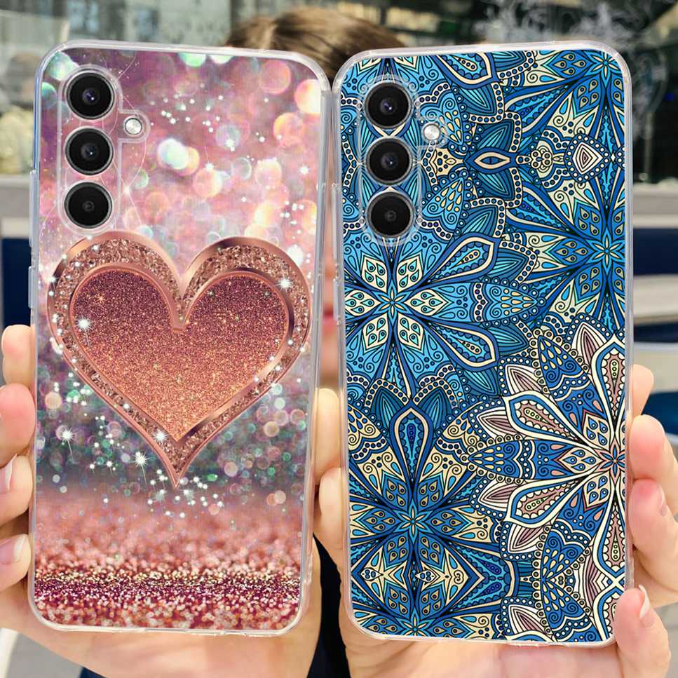 Case For Samsung Galaxy A34 5G 6.6"Cute Cat Astronaut Soft Silicone TPU Cover For Samsung A34 A34 5G Shockproof Phone Case Funda