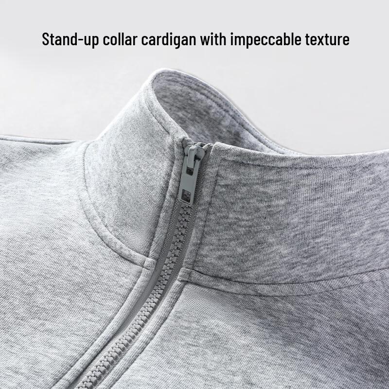 Baleno Men's Casual Knit Stand Collar Jacket