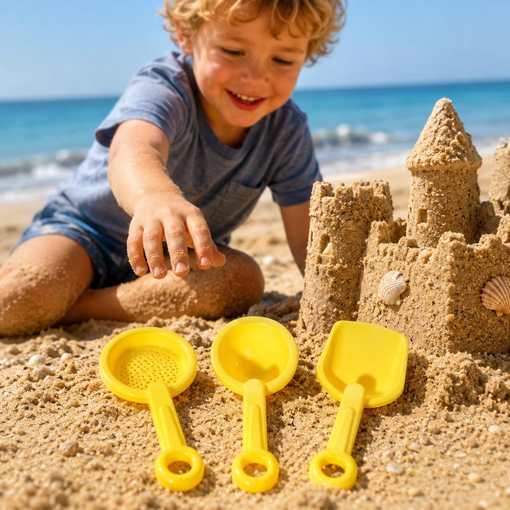 Beach Toy Set - Includes, Shovel and for Outdoor Play at the Beach, or Sandbox