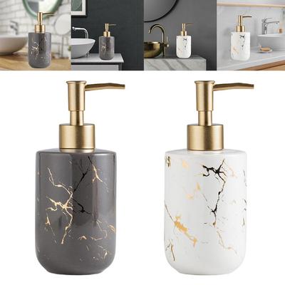 Keramik Handseifenspender Lotionflasche Marmor Shampoo Gel Pumpspender Flasche ml