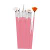 20 Pcs Nail Art Brushes Design Set Dotting Painting Drawing Polish Brush Pen Tools Nail Dotting Pen