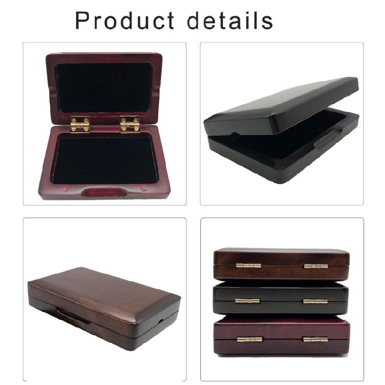 Portable Suona Reed Carrying Case Maple Wood Reed Storage Box Suona Reed Container Wind Instrument Accessories
