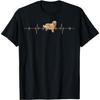 Golden Retriever Heartbeat Dog Lover Men Women Kids T-Shirt