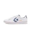 Cons Pro Leather Scarpe da Skate Basse Leggere Sneakers Unisex Bianco Blu 168787C