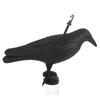 Bird Scarecrow Fake Plastic Crow Black Feathered Crows Bird Repellent for Outdoor Garden Yard