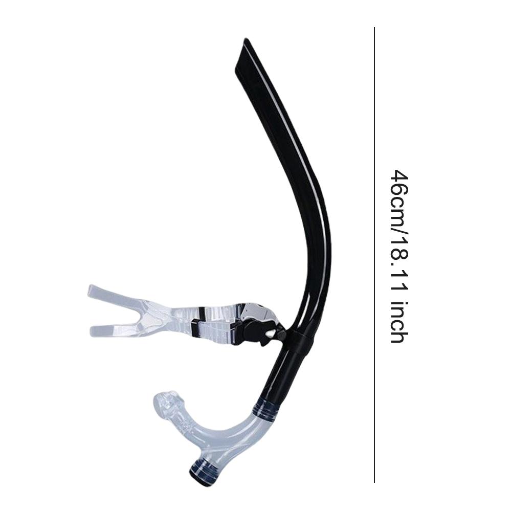 Swimming Front-Breathing Tube Comfortable Snorkel Diving Tube Front Head Snorkel for Snorkeling Scuba Diving Freediving Swimming