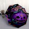 1pc Purple Pumpkin Halloween Elements Automatic Opening and Closing Folding - A Good Choice for Gifts, Fashionable and Convenient Umbrella W