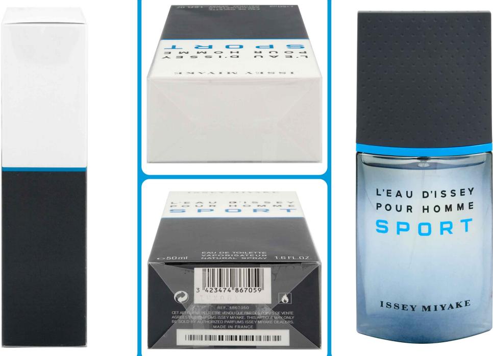 Issey Miyake L'Eau d'Issey Pour Homme Sport Eau de Toilette 50 ml métallique
