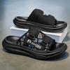 Men'S Soft Insole Slides Comfort Casual Slippers Summer Breathable Lightweight Beach Shoes Slip On Walking Daily Wear Slippers