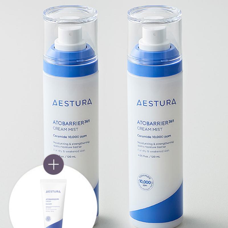 [Estra] Atobarrier 365 Cream Mist 120ml x 2 (+ Cream 30ml extra gift)