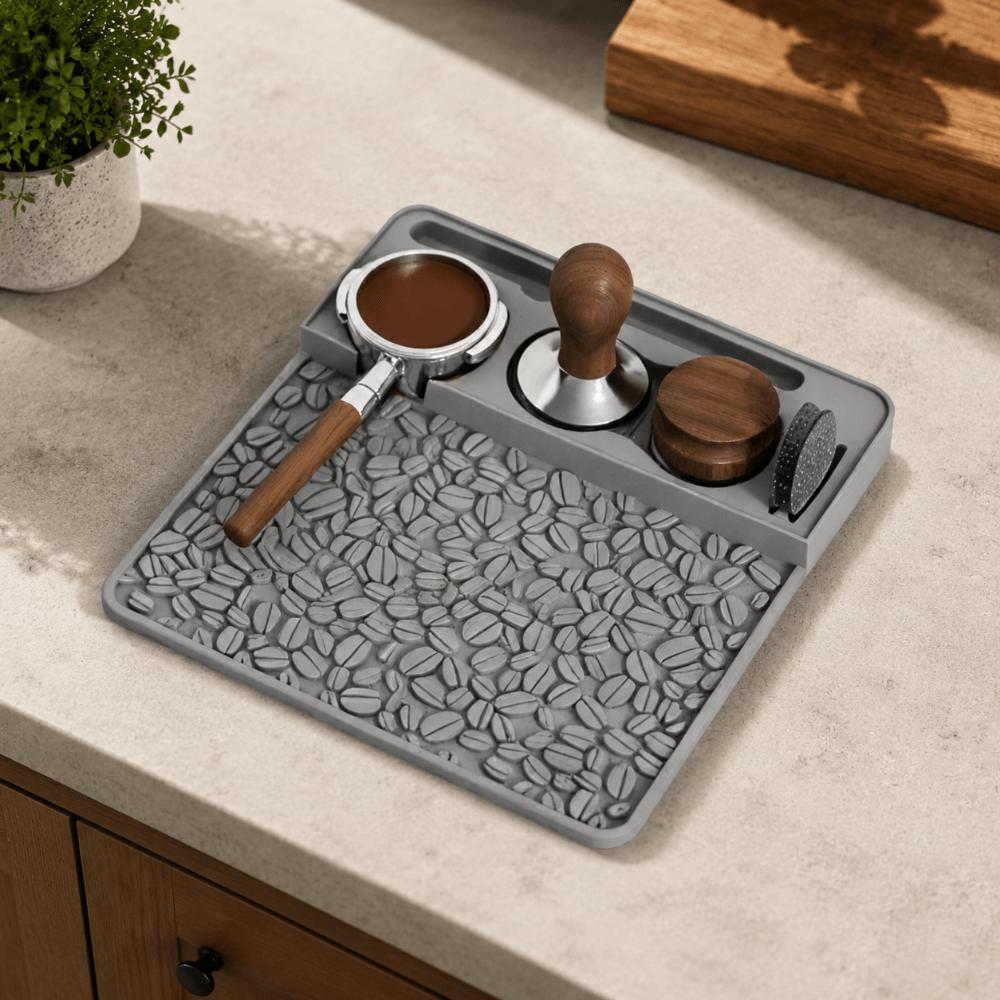 Non-Slip Espresso Tamping Pad Waterproof Coffee Powder Press Seat  Coffee Making