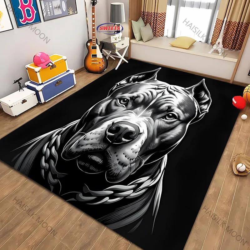 Cool American Bully Print Carpet Living Room Rugs Wonderful Gifts for Friends Decorative Carpet for Home Office Store Large Size