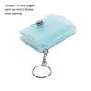 2-Inch Mini Keychain Photo Albums Glitter Transparent Pocket Scrapbooks for ID Photos Headshots Portable Kids Memory Keepers