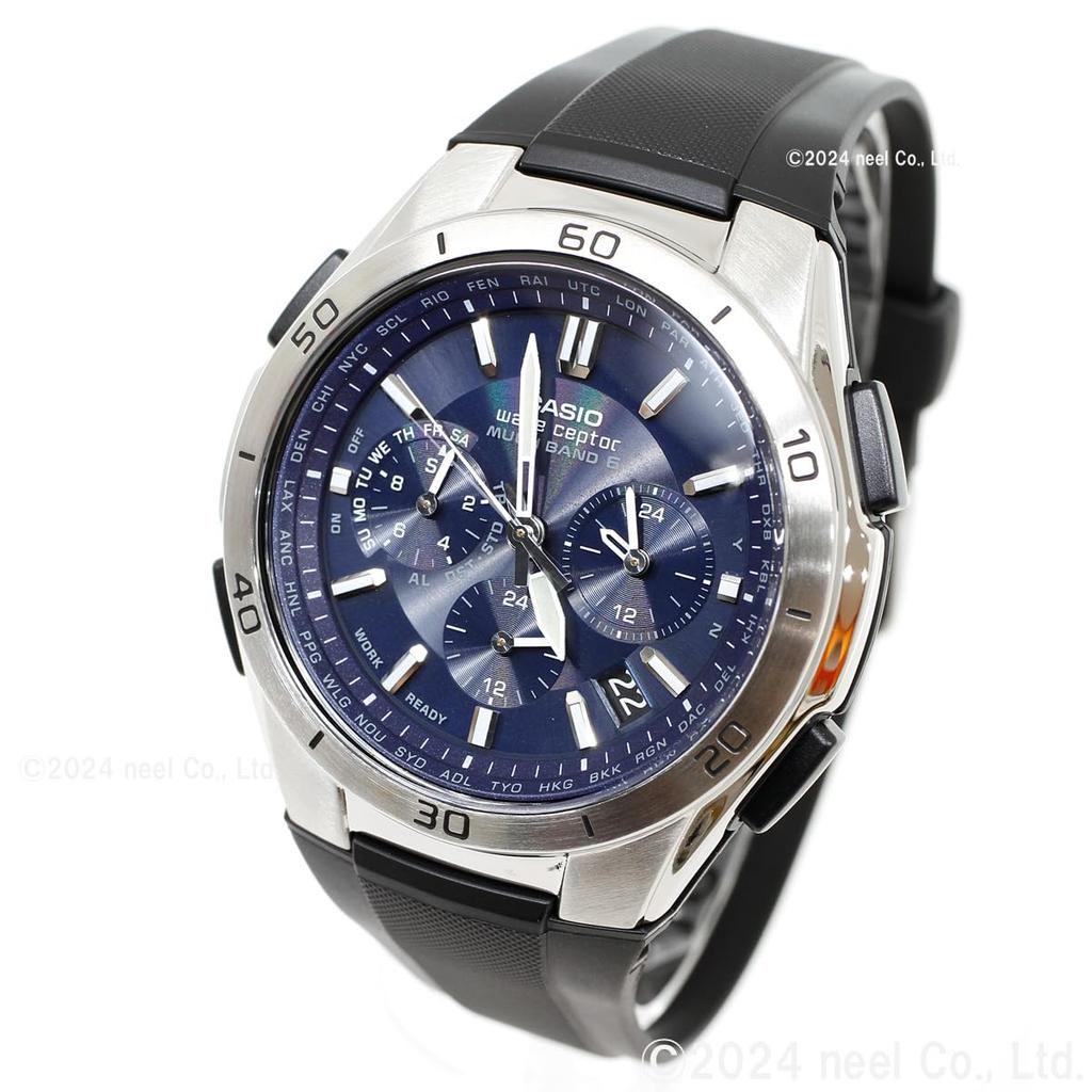 Casio Wave Ceptor WVQ-M410-2AJF Funkgesteuerte Solaruhr, Schwarz (Offizielles japanisches Produkt)