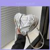 Chic And Trendy 2024 Heart Shaped Crossbody Bag For Summer In Pu Leather