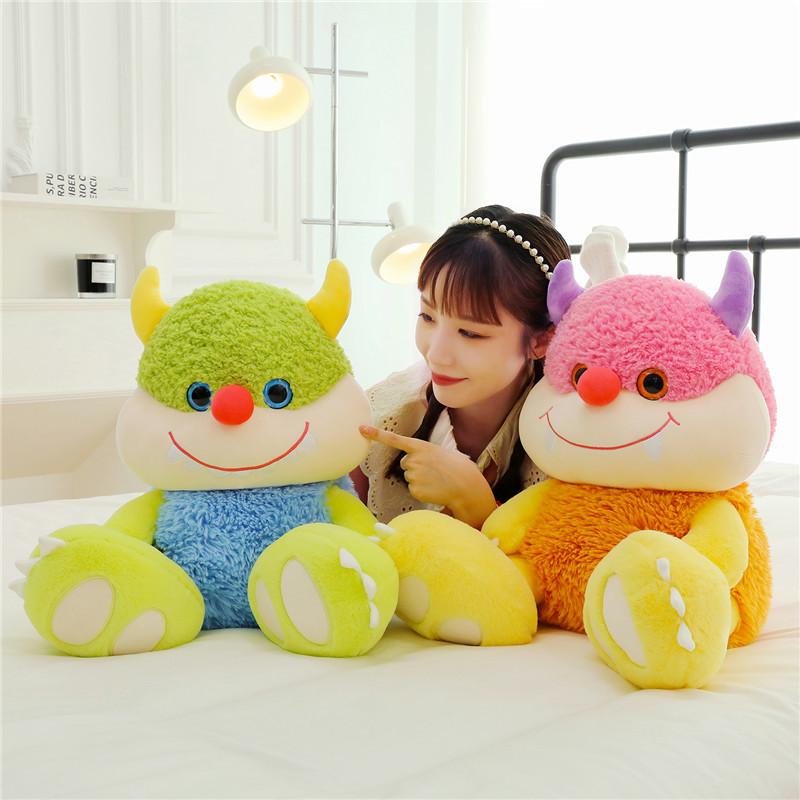 Plush Cartoon Monster Toy Stuffed Doll Throw Pillows Decorate Kids Gift Birthday