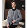 Mom's Autumn Clothes, Fashionable Little Fragrance Style Jacket, Middle-aged and Elderly Women's New Style, Rich Wife's Double-sided Top