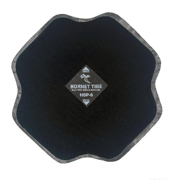 Hornet Tire Large Bias Commercial Tire Patch CBP6 (9-1/2  X 9-1/2  6 Ply) 9-1/2  X 9-1/2  6 Ply