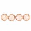 Alloy 4 Round Circle Hair Clips Jewelry Engagement Fashion Pearl Water Drop