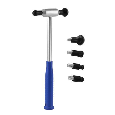 Ferramentas de Reparo de Amassados Kit de Removedor de Amassados de Carro Amigável à Pintura Martelo Tap Down Com 6 Cabeças de Reposição Ferramentas de Remoção Para Carroceria de Automóvel SUV