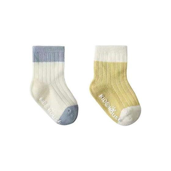 [Key Entrance] Baby Children's Socks, Socks, Breathable, Soft, Present, Spring, Summer, Autumn, Winter, Boys, Girls, 4-Pair Set, Anti-Slip