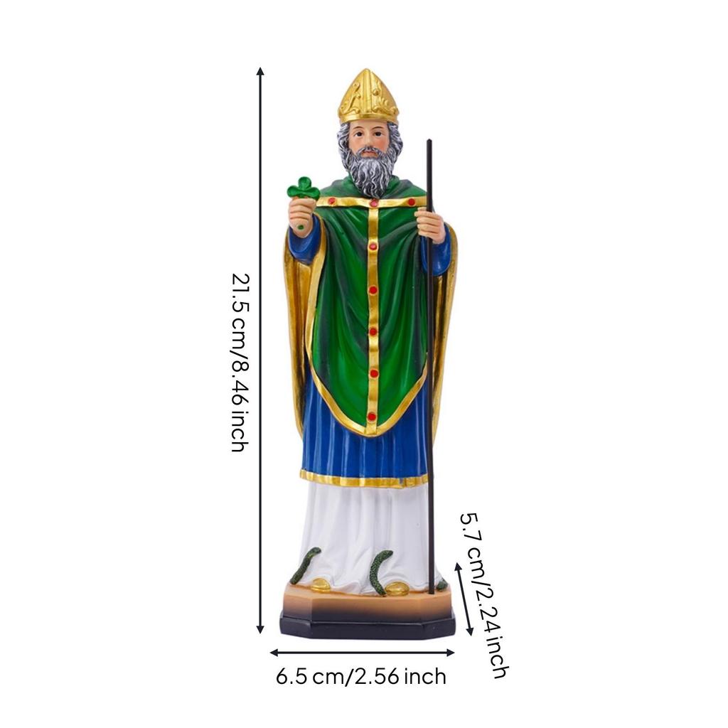 Crown Figure Figurine Classical Resin Statue with Regal Sculpture for Collectors, Shelf, Desk,