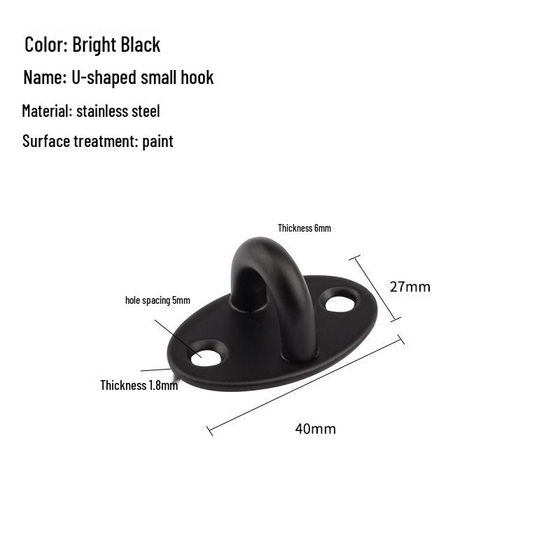 Jinrongda Heavy-Duty Stainless Steel Ceiling Hook for Fans