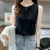 Women's Trendy Loose Spaghetti Strap Cotton Vest – Sleeveless Summer Outerwear Sports Top