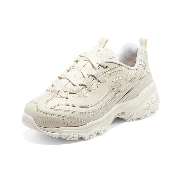 Skechers DLites 1.0 Sport Minimalist Shock Absorbing Durable Low-Top Casual Shoes Women Sneaker Off-White 149227-OFWT