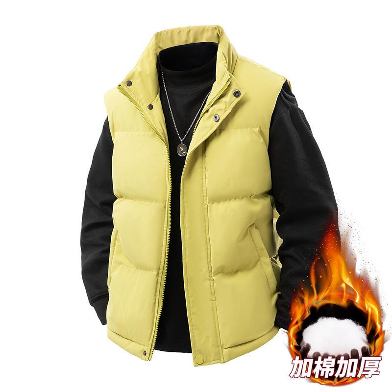 New autumn and winter vest men's vest thermal vest youth sleeveless sports jacket men's vest