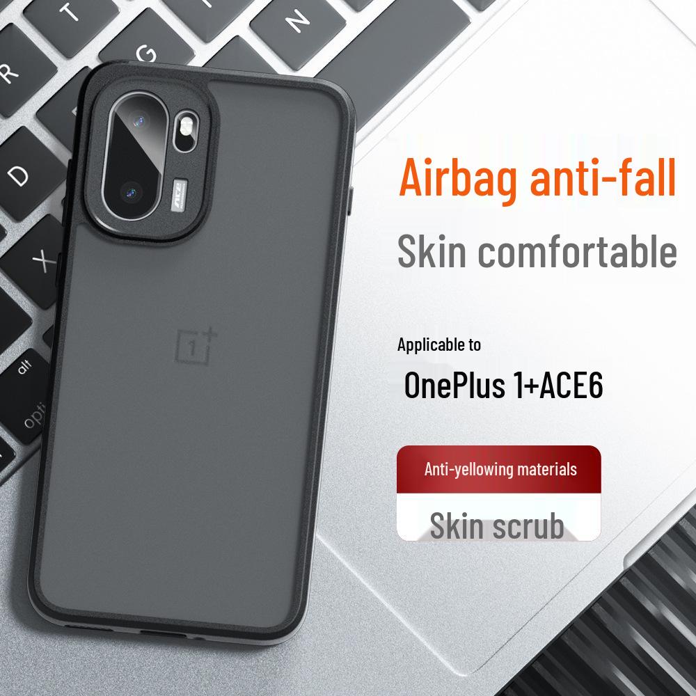 Compatible OnePlus ACE6 Supreme Phone Case - OnePlus Turbo6 Matte Skin-Feel Semi-Transparent Protective Case 1+15R